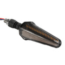 12V Motorcycle Flowing 24 LED Turn Signal Indicator Lights Ameber+White/Red/Blue