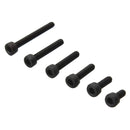 Suleve M2CH2 M2 Carbon Steel Allen Bolt 4-16mm Hex Socket Cap Screw Metric Assortment Kit 180pcs