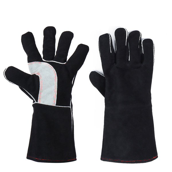 Welding Glove Cow Leather Cowhide Extreme Heat &Fire Resistant Kevla r Stitching