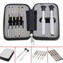 13pcs Glasses Repair Precise Screwdriver Set Suit Watch Hex Tools Handle Cutter Head
