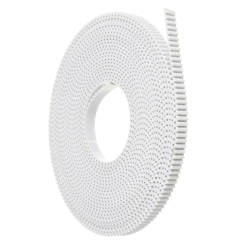 3 Rolls 5M White PU Timing Belt T2.5-10MM Transmission Synchronous Belts for 3D Printer