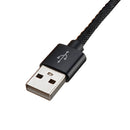 2M 2.4A Type C Fast Charging Denim Braided Data Cable For Smartphone Tablet