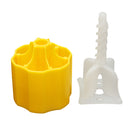 Floor Tile Leveling System 50 Caps and 100 Tile Spacers Plastic Flooring Tool Kits