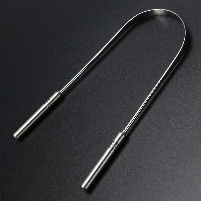 Stainless Steel Tongue Scraper Tongue Cleaner Scraper Head Dental Tools