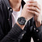 SKMEI 1464 Military OLED Display Compass Thermometer Waterproof Dual Display Quartz Watch Men Watch