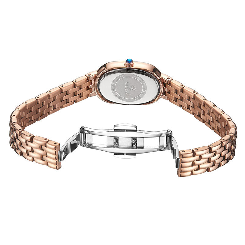 RUIMAS 558 Women Bracelet Watch Fashionable Roman Number Square Dial Quartz Watch