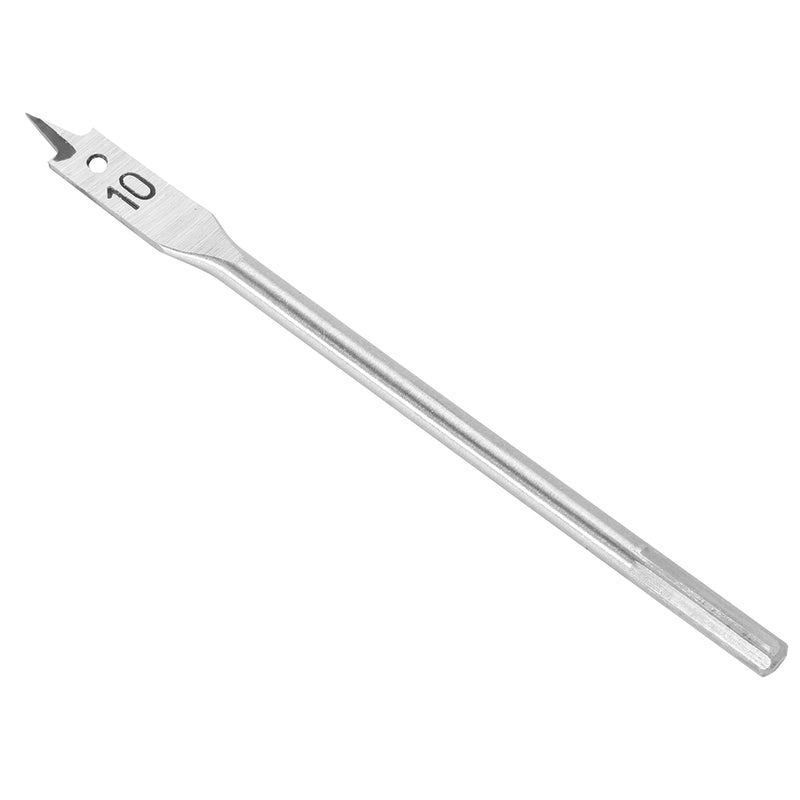 6pcs 10-25mm Flat Spade Drill Bit Hex Shank Woodworking Spade Drill Bit Hole Cutter