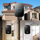 CACAZI Home Wireless Self-powered Doorbell No Battery Required Button Receiver 1 to 1 150M Remote Smart Calling Bell