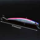 ZANLURE 14pcs/set Lot Mixed Wobbler Minnow Bass Fishing Lures Crankbaits Tackle Hooks