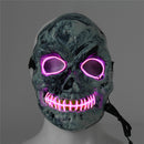 Novelties LED Skeleton Skull Mask Fancy Scary Halloween Adult Costume Accessory
