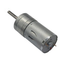 JGA25-370-L 6/12/24V Gear Motor 25mm Diameter Gear Box 25x4mm Central Long Shaft DC Motor
