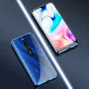For Xiaomi Redmi 8 Case Bakeey 360 Curved Screen Front+Back Double-sided Full Body 9H Tempered Glass Metal Magnetic Adsorption Flip Protective Case For Xiaomi Redmi 8