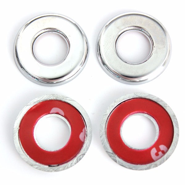 4Pcs Chrome Door Lock Covers Trim for Dodge Caliber Journey and Jeep Patriot Compass