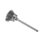 Effetool 45pcs 3mm Shank Stainless Steel Wire Brush Polishing Wheel for Rotary Tool