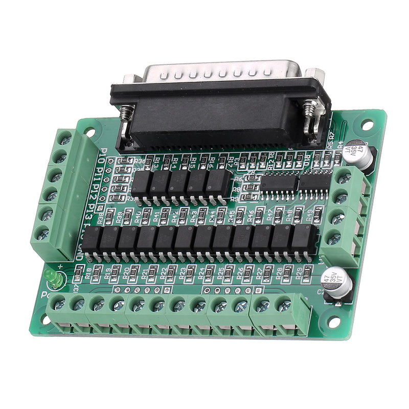 LPT-CNC-A 12 Channel CNC Interface Board Converter EL817 Optical Isolator Support KCAM4/EMC2/Linuxcnc 5V DC