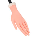 Adjustable Training Hand Model Flexible Nail Art Practice Finger Trainer 500 Piece Nail Tips