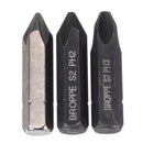 BROPPE 3pcs Cross Impact Screwdriver Bits 8mm Hex Shank 36mm Cross-Screwdriver Bits Set