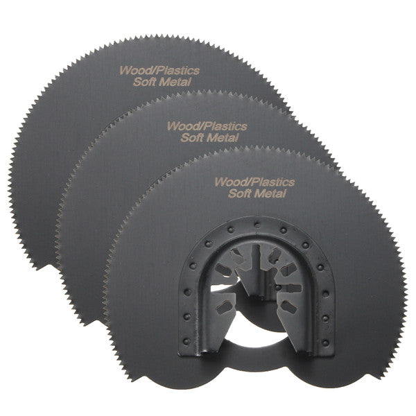 3pcs 88mm Half Circular Flush Saw Blades Ocsillating Multitool Accessories Oscillating Tools