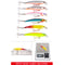 ZANLURE 43PCS Mixed Models Fishing Lure Multi Colors Minnow Lure Crank Bait Tackle Set