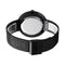 SKMEI 9174 Creative Small Triangle Display Fashion Black Steel Men Watch Quartz Watch