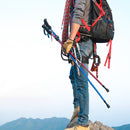 XINDA 115/135cm 5 Sections Trekking Pole Aluminum Alloy Outdoor Sports Climbing Hiling Stick