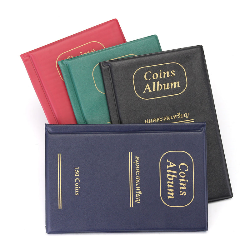 150 Pockets Coin Holder Collection Book DIY Album For Collector Gifts Storage Supplies