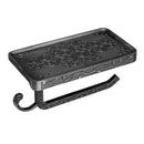 AU Wall Mounted Toilet Roll Tissue Paper Shelf Holder Stand Phone Shelf Bathroom Paper Hold