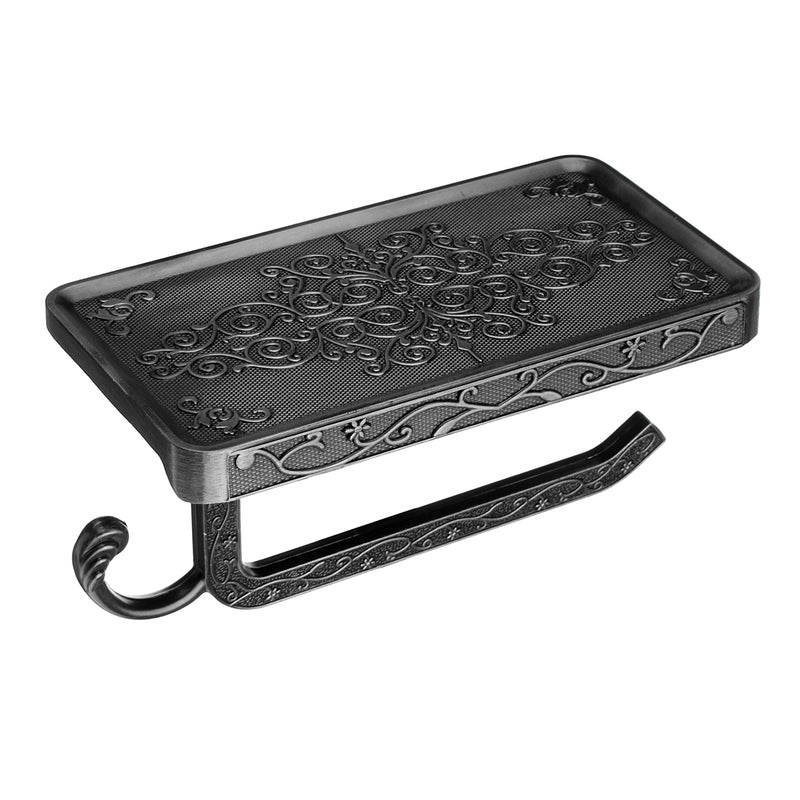 AU Wall Mounted Toilet Roll Tissue Paper Shelf Holder Stand Phone Shelf Bathroom Paper Hold