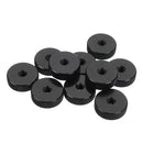 Suleve M3AN11 10Pcs M3 Manual Knurled Thumb Screw Nut Spacer Flat Washer Aluminum Alloy Multicolor
