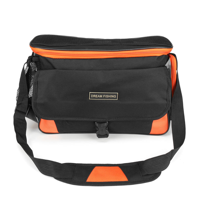 Fishing Bag Waterproof 1200D Oxford Fishing Tackle Bag Portable Shoulder Bag