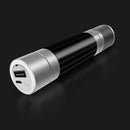 Skywolfeye 3Modes USB Rechargeable IPX3 LED Flashlight Mini Flashlight Outdoor Multifunctional Portable Flashlight Powerbank