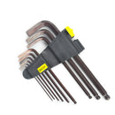 BOY 6207 9Pcs 1.5/2/2.5/3/4/5/6/8/10mm Ball Point Hexagon Hex Allen Key Wrench Screwdriver Set Tool