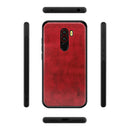 Mofi Shockproof PU Leather Pattern Soft TPU Back Cover Protective Case for Xiaomi Pocophone F1