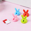4 Pcs Winder Wrap Cord Cable Storage Desktop Rabbit Shaped Wire Clips Organizer Space Saving Desk Accessories Office Supplies