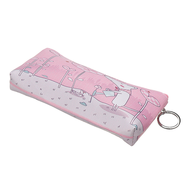 Dog Paradise Pencil Bag PU Storage Box Cartoon Cute Pen Case Big Capacity Office School Supplies Stationery Gift for Students Kids