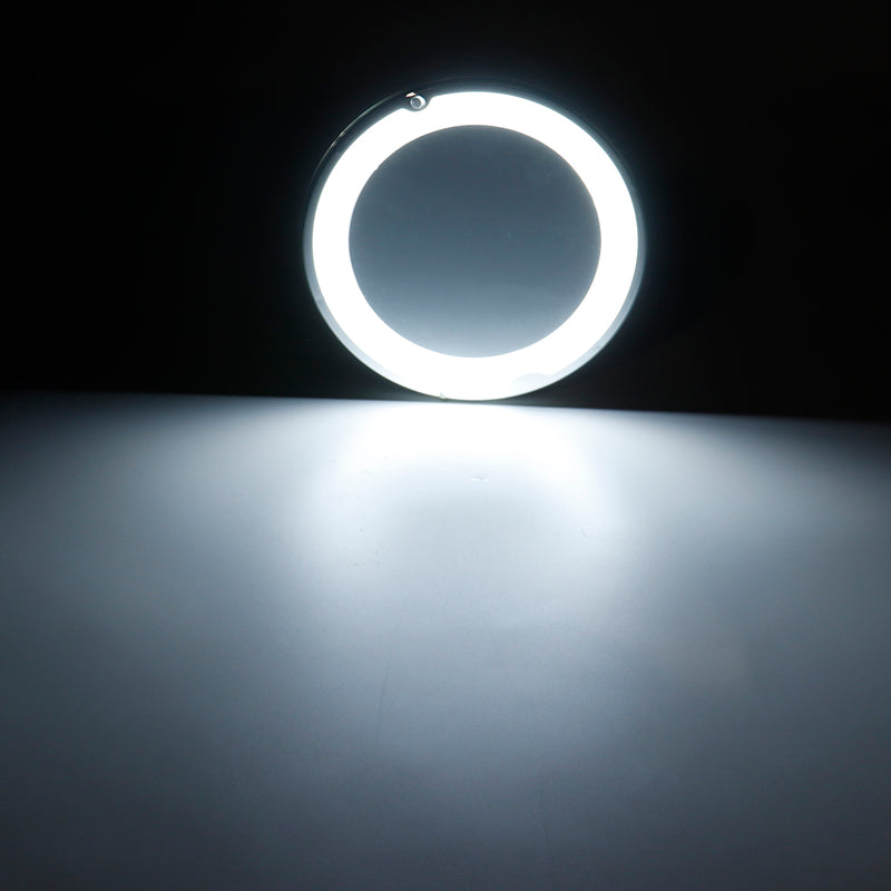 10X Magnifying Flexible LED Makeup Mirror Light 360 Rotary Super Suction Mirrors