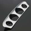 Motorcycle Tri-Line Gauge Trim Cover For Harley Davidson Touring Electra Trike 14-17