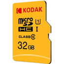 KODAK Micro SD Card TF Card U1 Class 10 SDXC SDHC Memory Card  32G 64G 128G for Video Mobile Storage