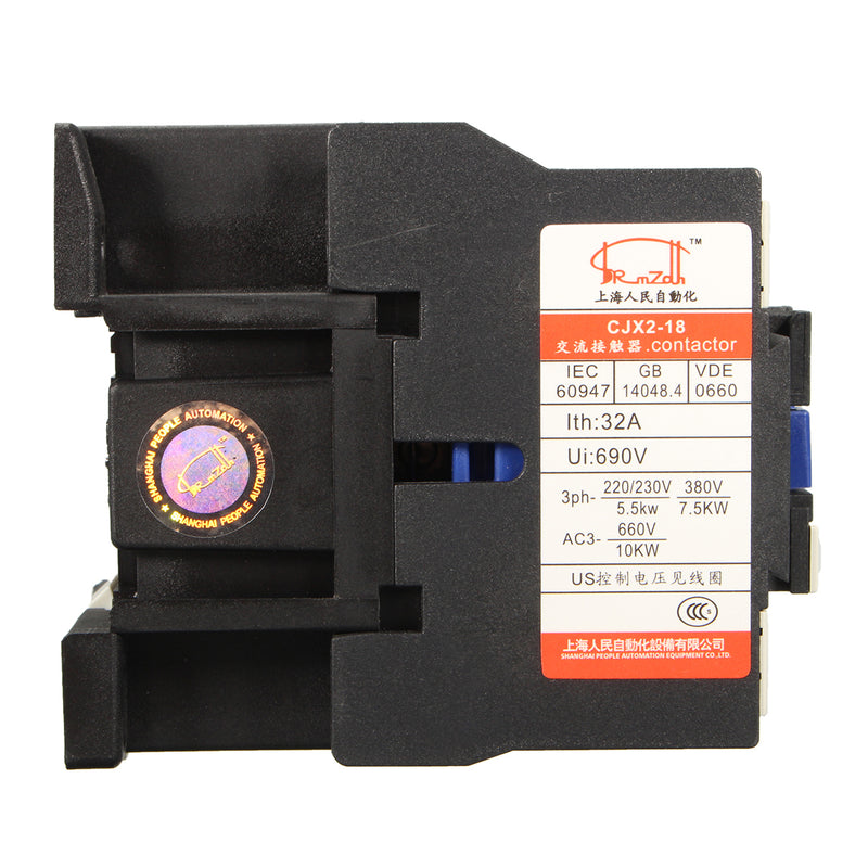 AC Contactor AC220V Coil 32A 3-Phase 1NO 50/60Hz Motor Starter Relay LC1 D1810