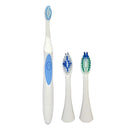 QYG Q2 Sonic Electric Toothbrush Powerful  IPX7 Waterproof Blue & Orange With 3 Toothbrush Head