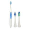 QYG Q2 Sonic Electric Toothbrush Powerful  IPX7 Waterproof Blue & Orange With 3 Toothbrush Head