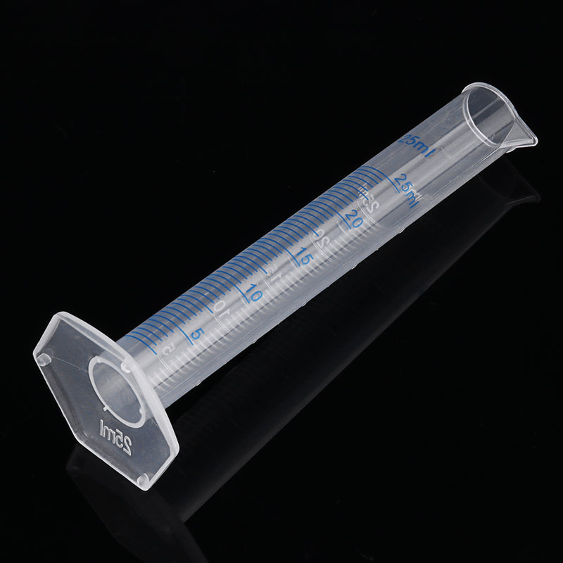5Pcs 10/ 25/ 50/ 100/ 250mL Plastic Measuring Cylinder Beaker Tube Flask Cups Laboratory Scale