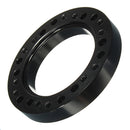 Black Steel Ring Wheel Hub Adapter Spacer Kit For NARDI PERSONAL SPARCO OMP MOMO