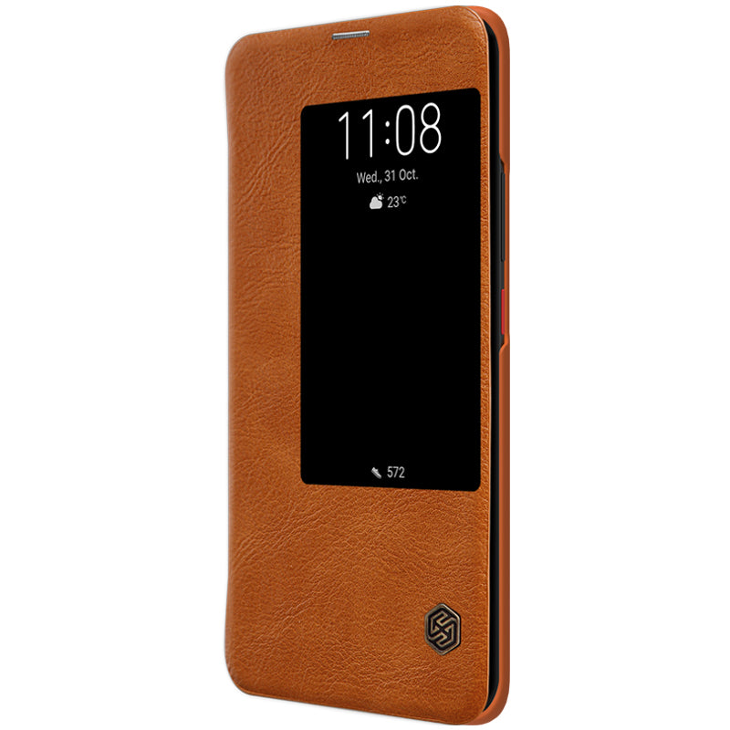 NILLKIN Flip Shockproof Smart Sleep Leather Protective Case For Huawei Mate 20 Pro