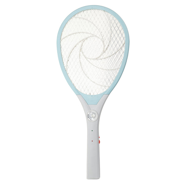 Electric Bug Zapper Racket Mosquito Fly Swatter Killer Insect Rechargeable With LED Lamp