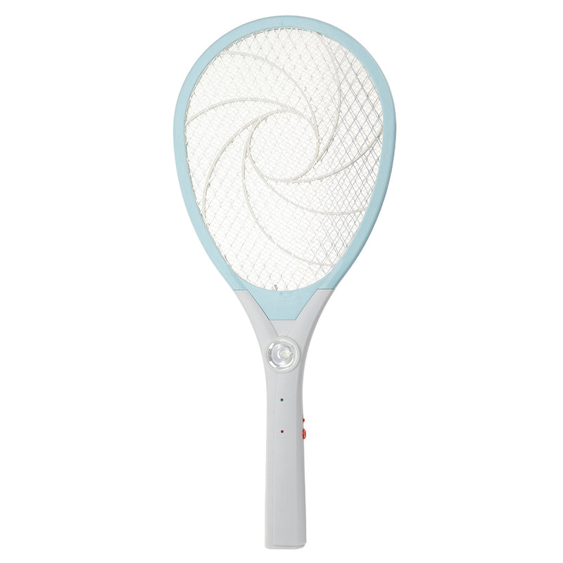 Electric Bug Zapper Racket Mosquito Fly Swatter Killer Insect Rechargeable With LED Lamp