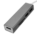 Bakeey 3 in 1 USB3.0 Type C SD TF Micro SD Card Reader USB Hub OTG Adapter For Phone Tablet Notebook