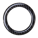 Carbon Fiber Car Inner Steering Wheel Cover Trim Sticker for Jeep Grand Cherokee 2014-2018