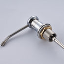 Silver Stainless Steel Liquid Soap Dispenser Sink Soap Box Bottle for Kitchen or Bathroom