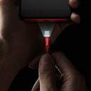 Baseus 2A LED Light USB Type C Fast Charging Cable 2M For Xiaomi 6 Samsung S8 OnePlus 5